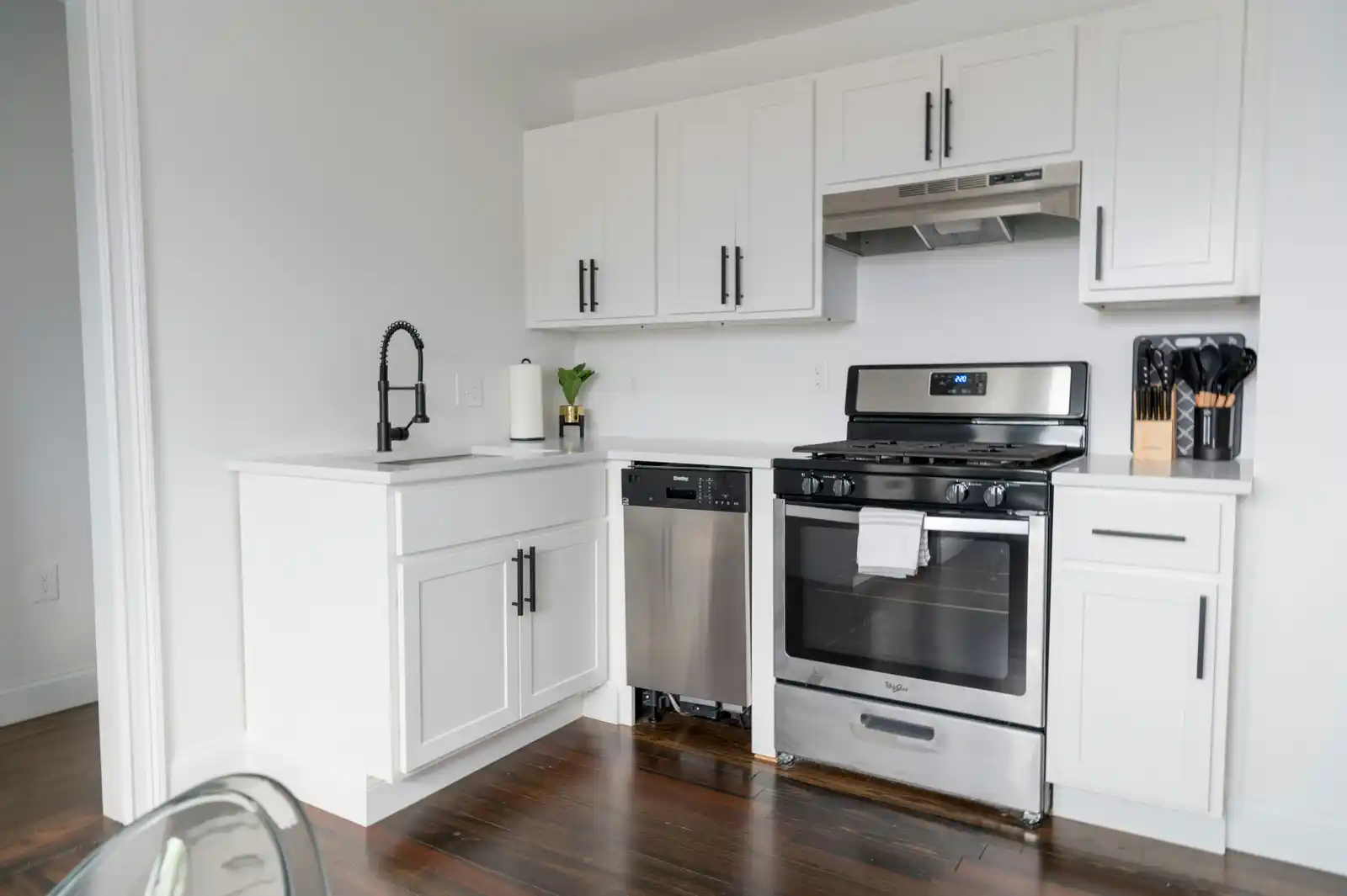 Clean oven interior after professional service